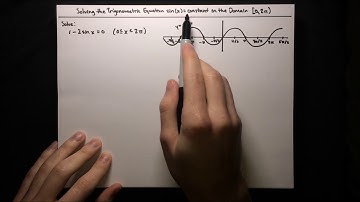 Solving the Trigonometric Equation sin(x)=constant in the Domain [0,2π)