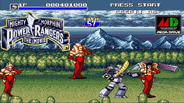 MD Mighty Morphin Power Rangers The Movie - Full Game