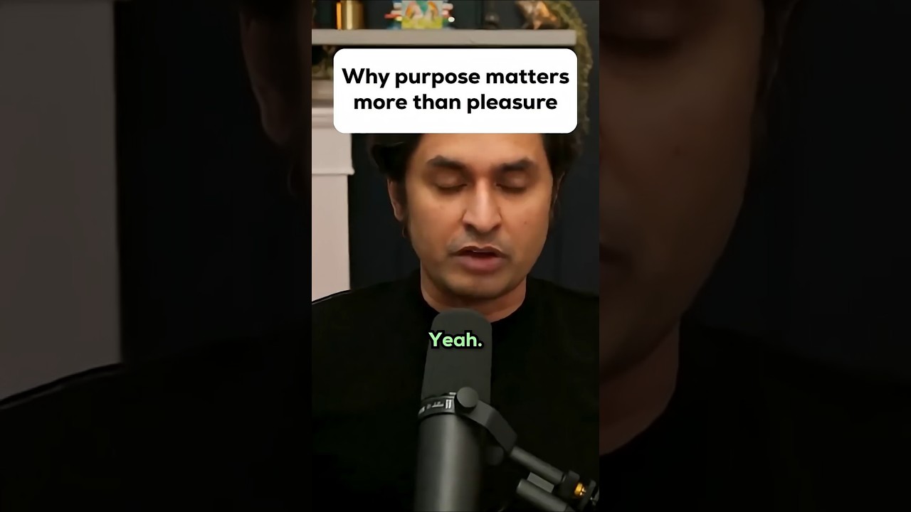 Why purpose matters more than pleasure