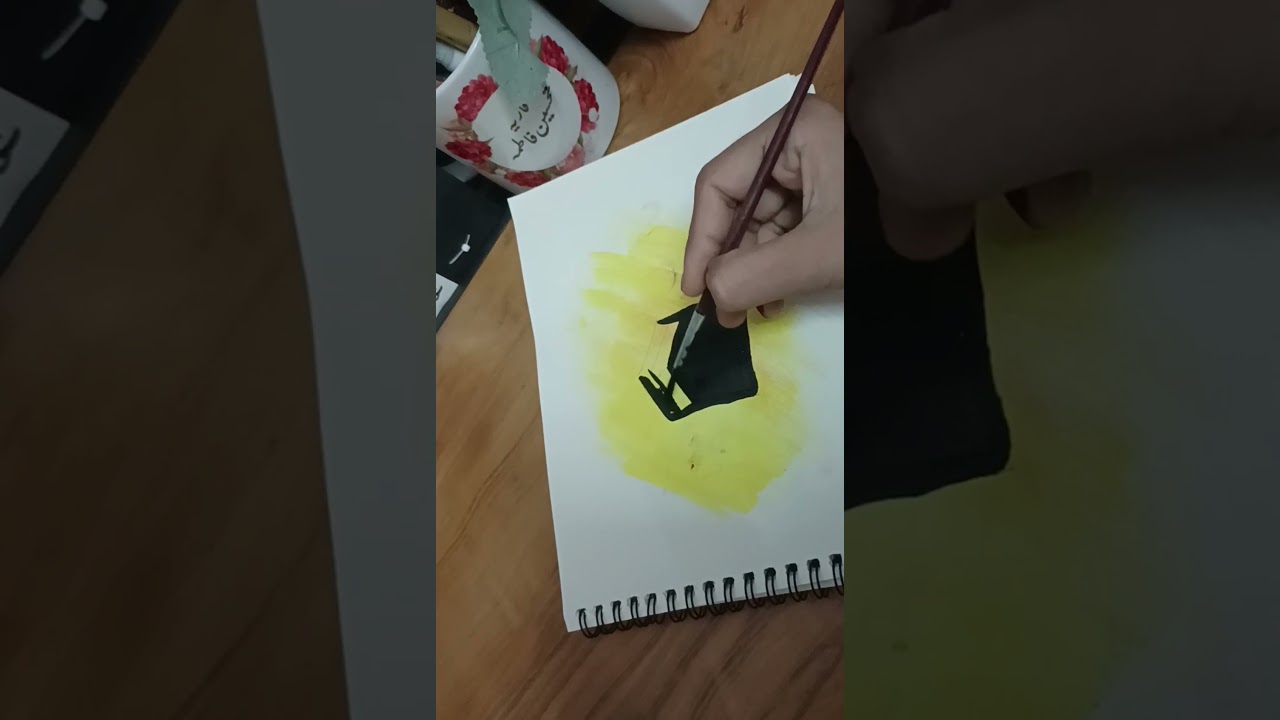 🕋 Kaaba Painting | Beautiful Arabic Calligraphy | Islamic Art ✨