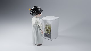 Octoling Hanbok - Blender Splatoon Animation