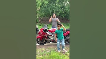 Thumbnail of Bike nahi DIL bhi bada hona chahiye❤️ #farazstuntrider #superbikes #hayabusa #bikers