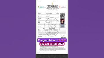ugc net result 2023, #ugcnetresult2023 #shorts #tcsacademy
