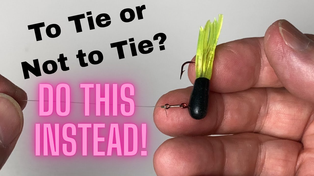 Easiest Way to change Jigs while fishing: Great TIP! - YouTube