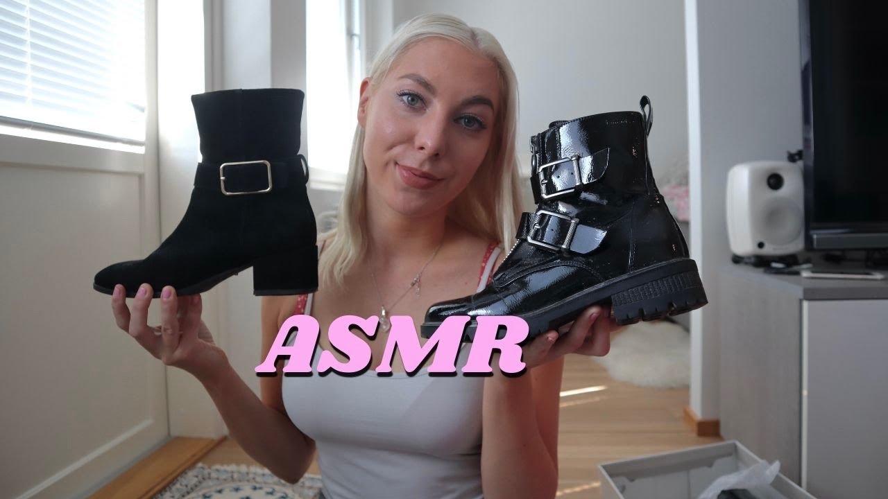 ASMR SUOMI – Kenkäkauppa-roleplay, syyskengät 🍂👢
