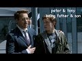 peter & tony being father & son for 3 minutes straight