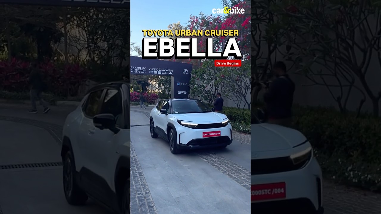 We are driving @toyota.india’s  first electric vehicle today. Have any question? Comment below!