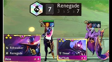 7 RENEGADE JHIN ⭐⭐⭐ + 3-Star Bel