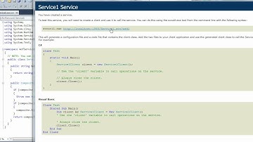 Use WCF Test Client to test WCF Service Application