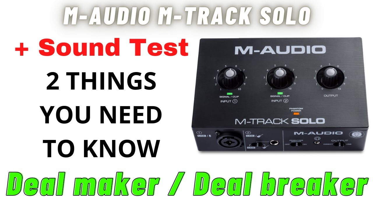 M-Audio M-Track Solo & Duo