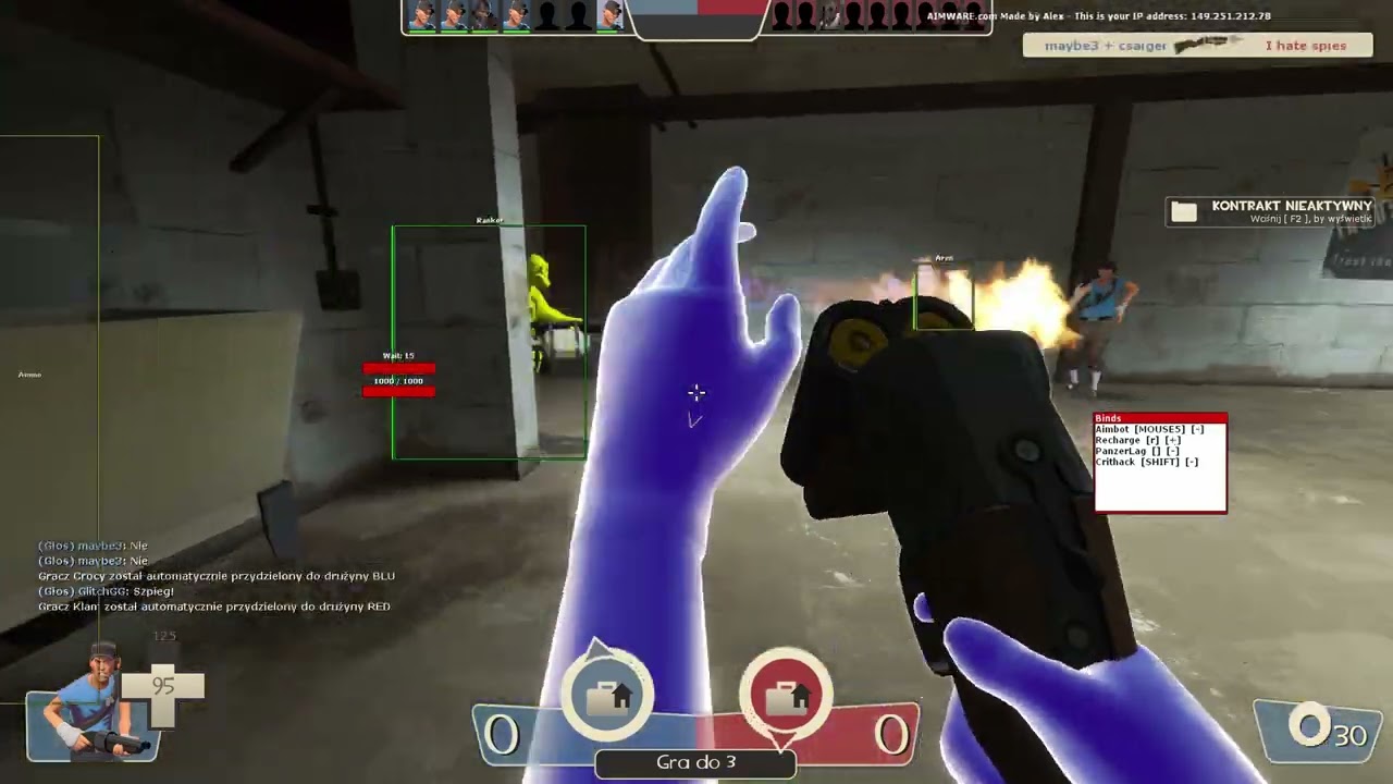 TF2 Pwning n00bs with Lmaobox and Aimware com (3 years Anniversary)