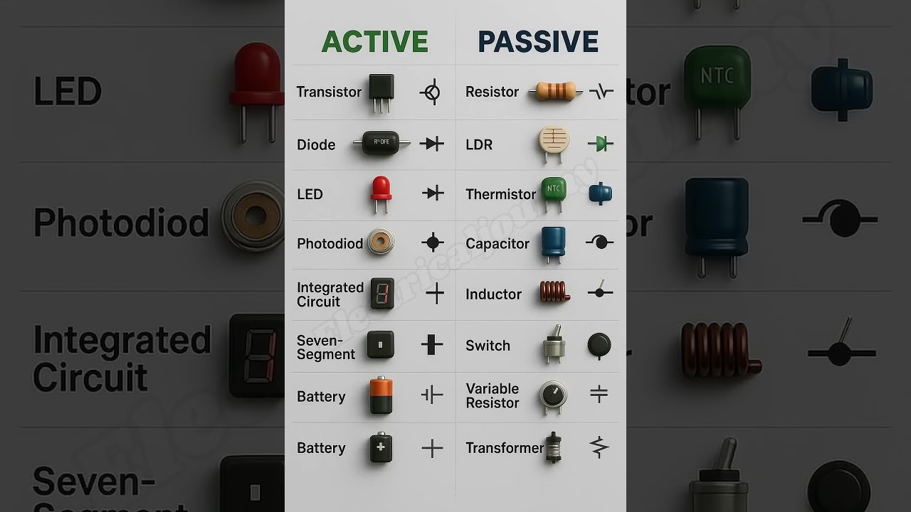 “Active और Passive Components में क्या फर्क है? Full Explanation in Hindi”  