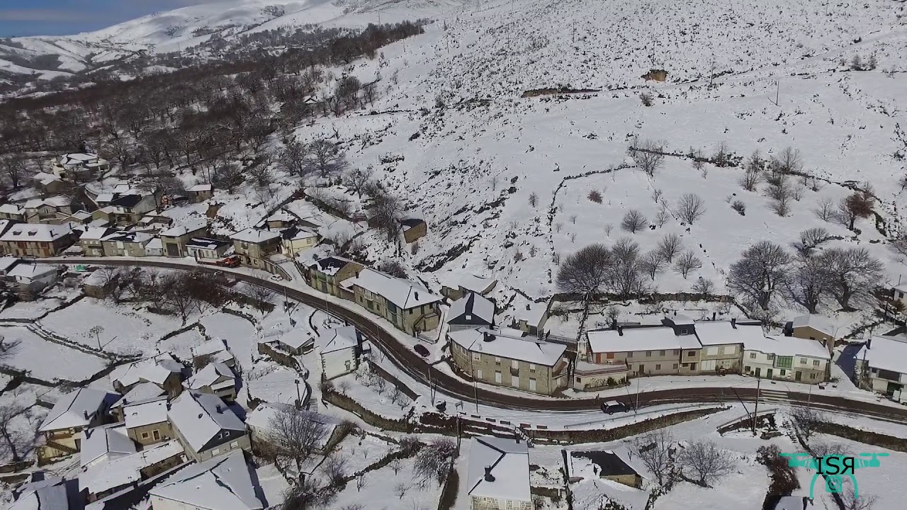 Lubián, un día de nieve