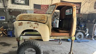 Lifted 49 GMC truck build part two