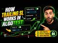 Understand How TRAILING STOP LOSS works in ALGOTEST 📈 Delta Exchange India | Algo Trading