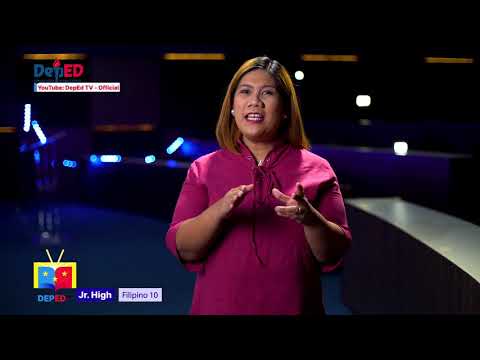 Grade 10  FILIPINO  QUARTER 1 EPISODE 11 (Q1 EP11): Epiko : Biag ni Lam-ang