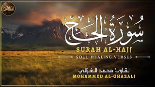 سورة الحج ( كاملة ) للقارئ محمد الغزالي | Mohammed Al-Ghazali Surah Al-Hajj