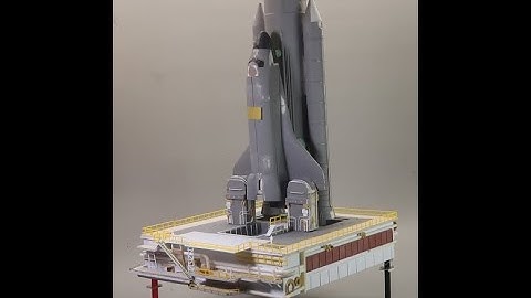 SPACE SHUTTLE LAUNCH PAD IMPROVEMENT BUILD [Hasegawa Kit] 1/200 Scale
