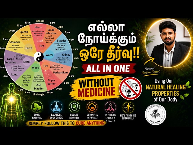 எல்லா நோய்க்கும் ஒரே தீர்வு!! | Simply follow this to cure anything without medicine