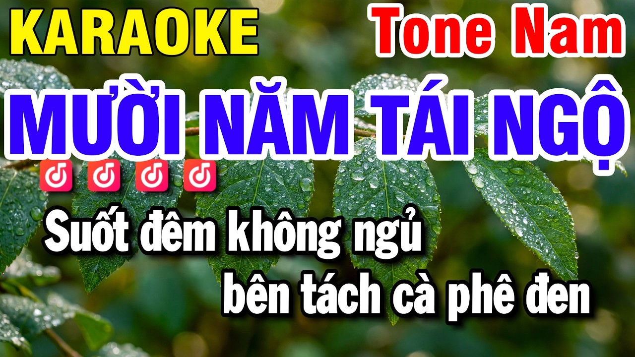 Karaoke Mười Năm Tái Ngộ Nhạc Sống Tone Nam Beat Hay 2026 ( F#m ) Karaoke Huỳnh Lê