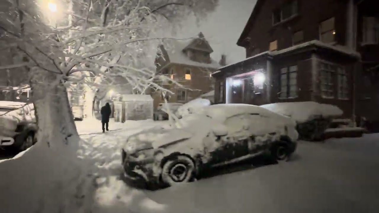 NYC Brooklyn Blizzard Walk February 22, 2026