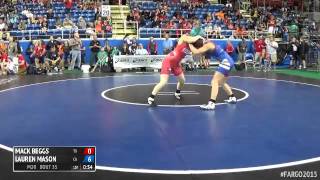 112 Champ Round 1 - Lauren Mason California vs Mack Beggs Texas