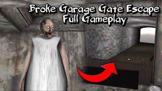 Granny Hardcore Challenge New V1.3 Broke Garage Gate Escape Full Gameplay screenshot 4