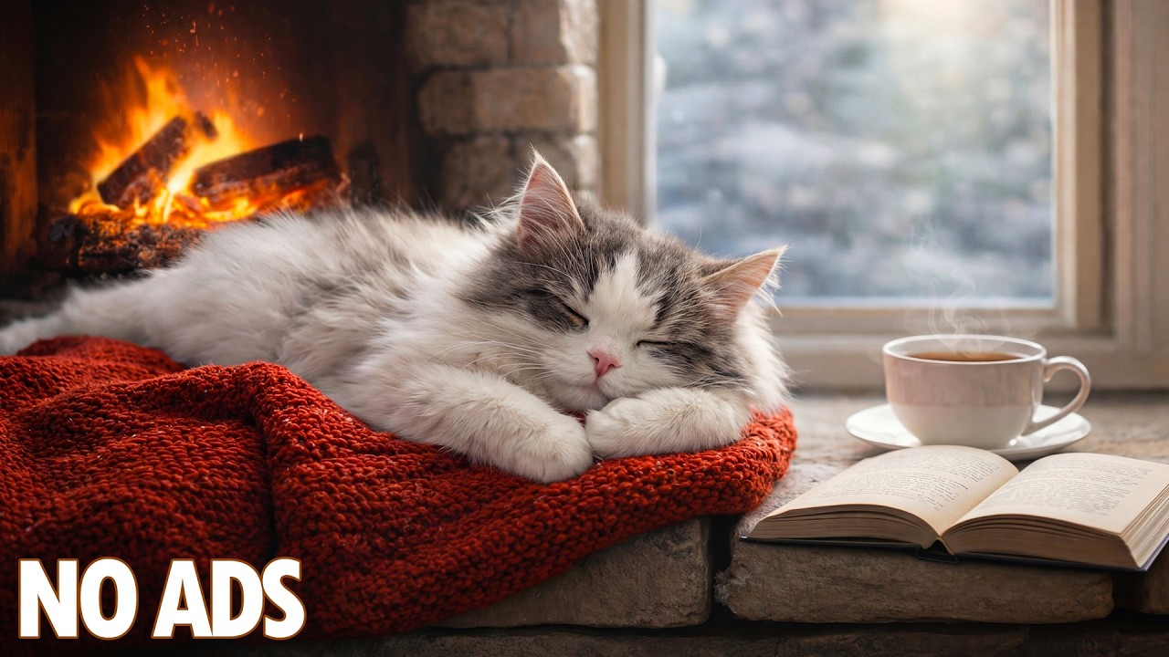 12 Часов Успокаивающей Музыки для Кошек 💖 Снятие Стресса и Помощь для Сна 🐈