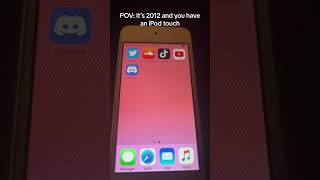 iPod touch nostalgia #ipodtouchnostalgia