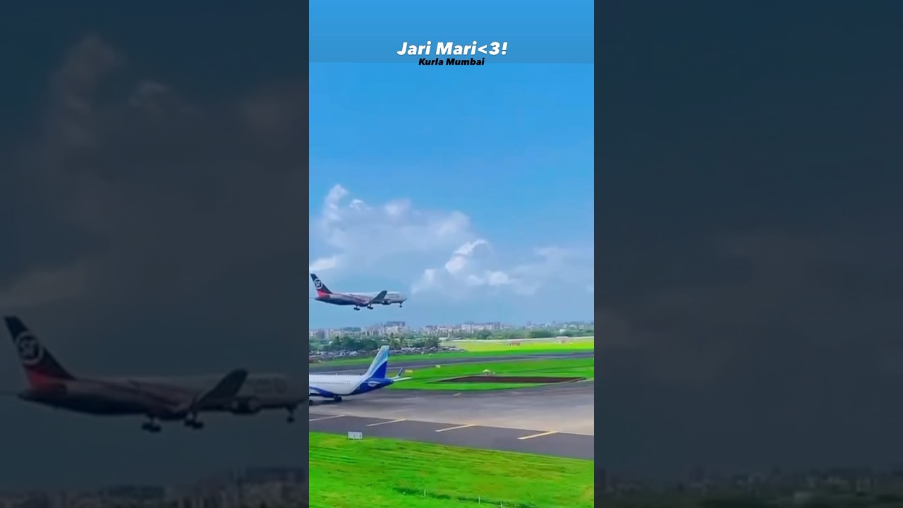 Must see! 😱✈️ ज़रूर देखें Hidden place in Kurla Mumbai Beautiful Plane Spotting View 