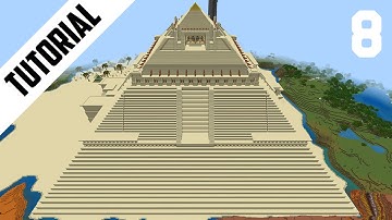 Minecraft: How to Build a Mega Pyramid (Step By Step) Part 8