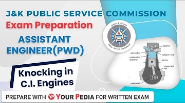 Knocking in CI Engines | Mechanical  | JKPSC AE Written Exam preparation | Assistant Engineer