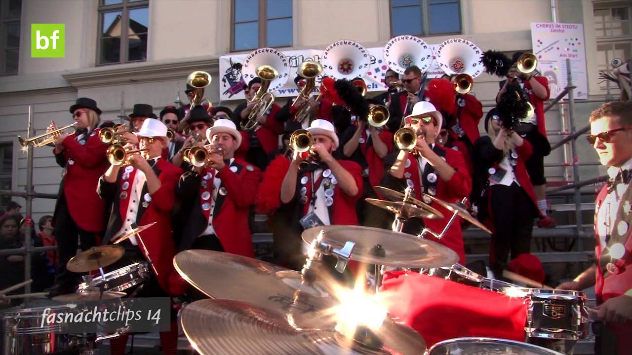 Sambaschränzer Fasnacht-Clip «Pompeii» @Liestal 2014