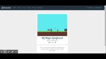 Flowlab Game Creator   My Magic Spingboard Playthrough