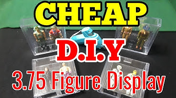 Cheap DIY Display Case for Your 3.75 Figures