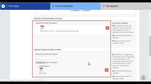 Official guide on taking action during Advance Ruling Proceedings