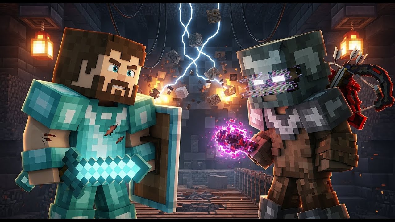 Minecraft WAR Movie: Commander Stone’s Last Stand Against Glitch