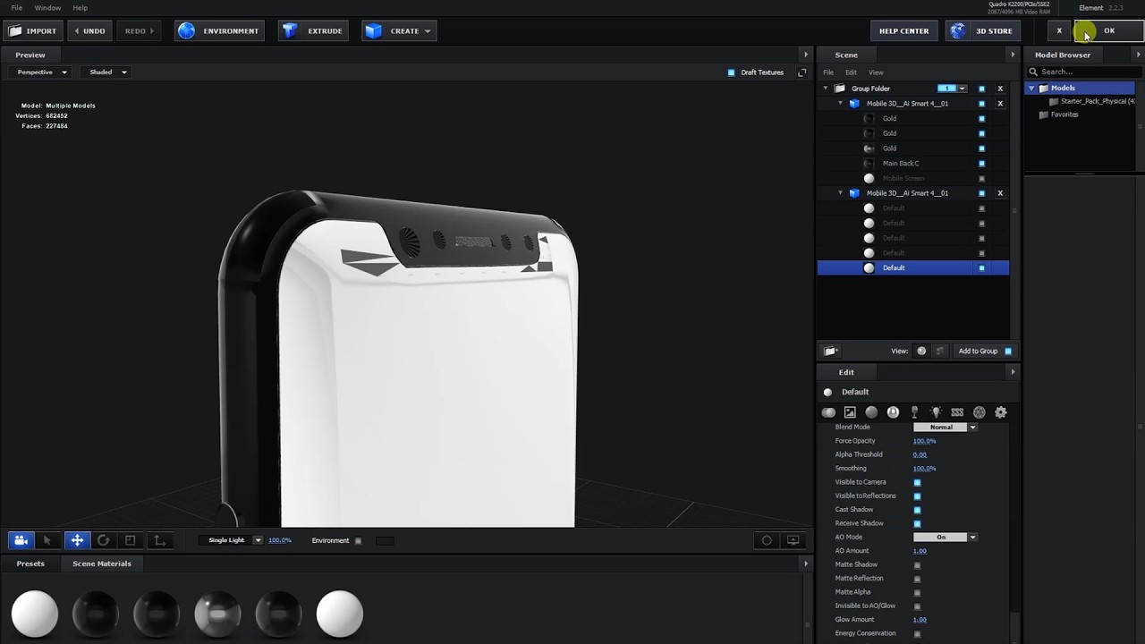 How To Create 3D OBJ Model in After Effects, 3D OBJ For After Effects ...