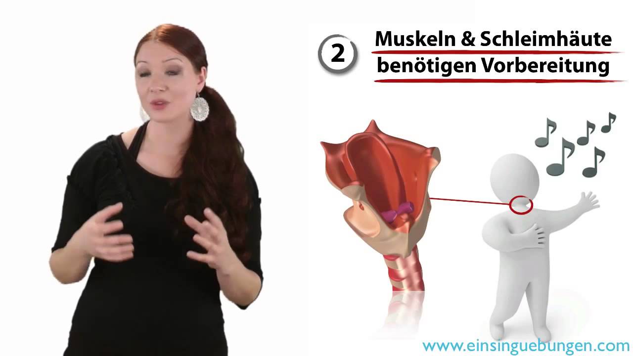 Einsingübungen - 3 Gründe warum Sie sich einsingen sollten