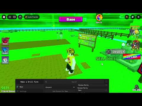 Make a Drill Farm Script!!