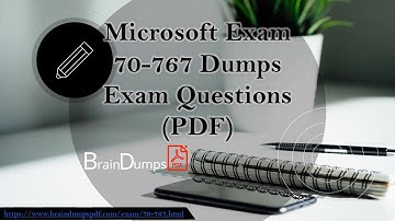Download 2019 Latest Microsoft Certification Exam 70 767 Dumps PDF