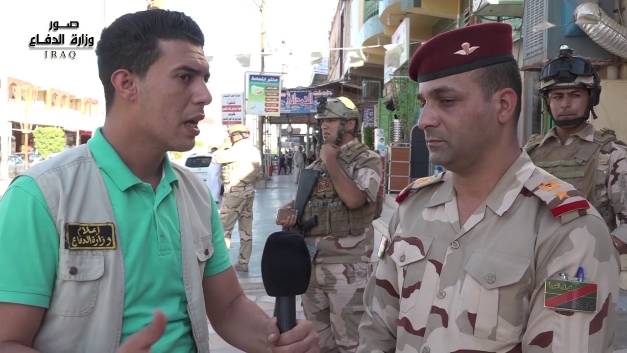 جولة لإعلام وزارة الدفاع في مدينة هيت