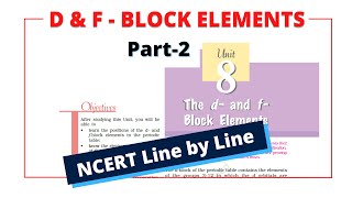 Electronic Configuration of d Block Elements | d and f block elements class 12 | NCERT Chemistry