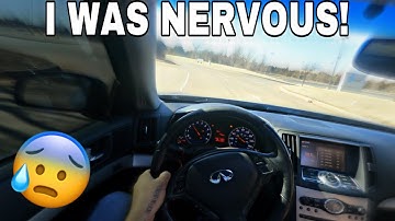 FIRST TIME USING MANUAL MODE IN MY G35 HR! *POV DRIVE*