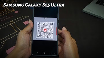 How to scan a QR code from a photo on Samsung Galaxy S25 Ultra