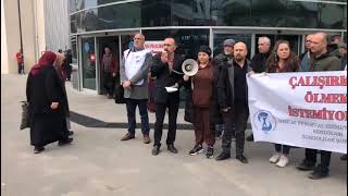Zonguldak Atatürk Devlet Hastanesinde Eş Genel Başkanımız M. Sıddık Akın Sesleniyor