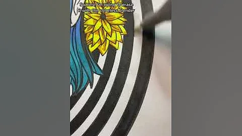 How to Erase Alcohol Markers Using a Colorless Blender