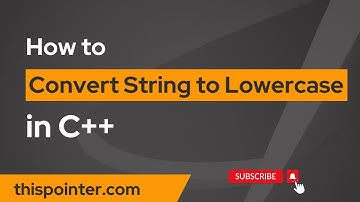 How to convert a string to lowercase in C++?