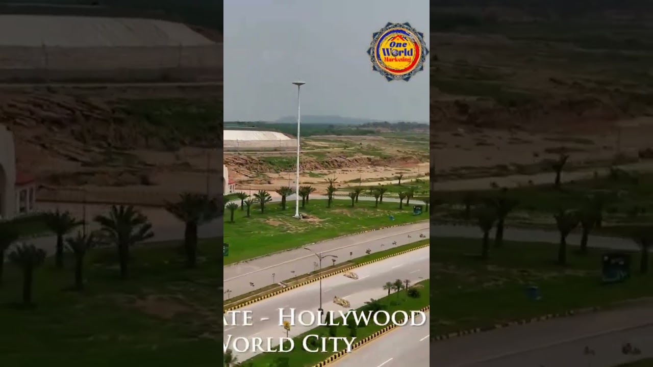 Hollywood block development update @ blue world city Islamabad