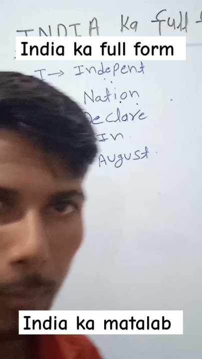 India Ka Full Form India Ka Matalab YouTube india-ka-full-form-youtube